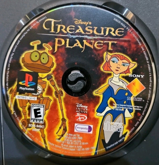 Disney's Treasure Planet (Sony PlayStation 2) Disc Only. Tested. No Scratches