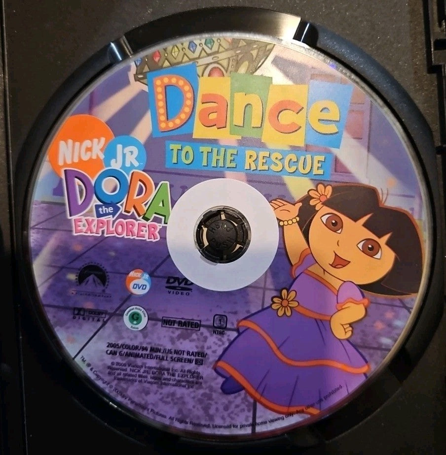 Dora the Explorer - Dance to the Rescue (DVD) Tested. No Scratches. New Case