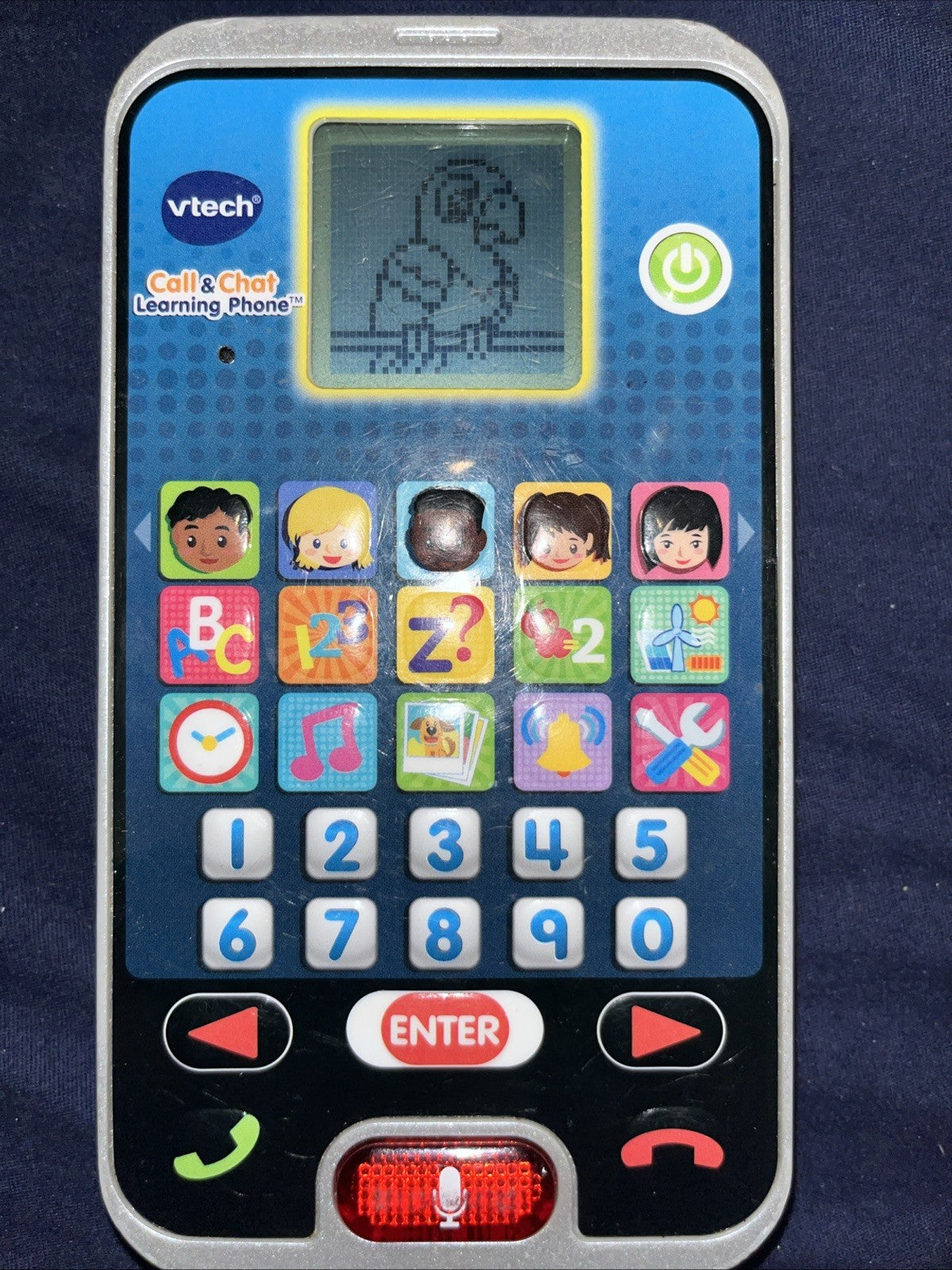 VTech Call and Chat Learning Phone 10 Games & Learning Apps WORKS! 