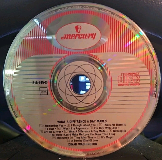 Dinah Washington - What A Difference A Day Makes (CD) DISC ONLY