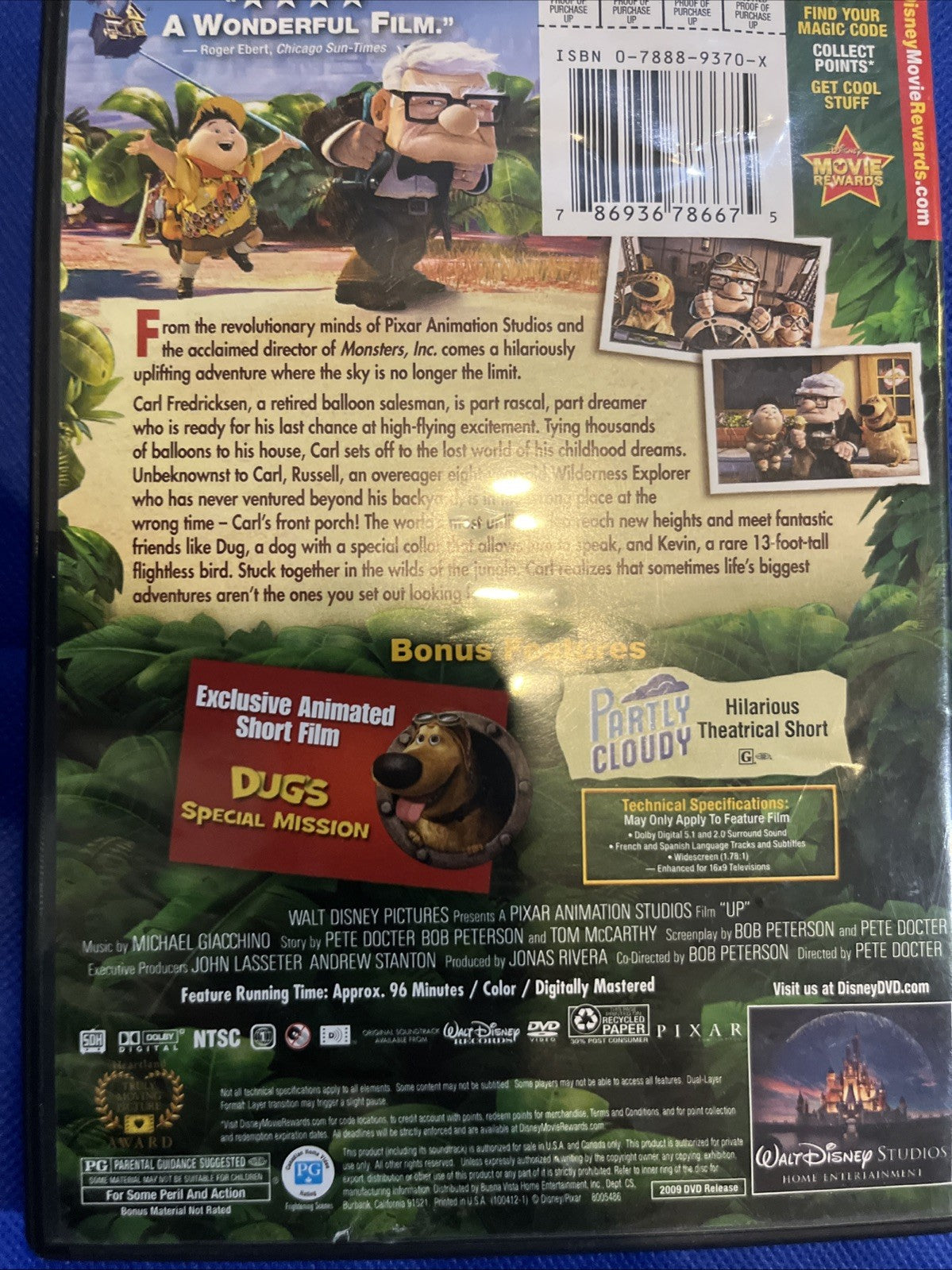 Up (DVD, 2009) Sealed