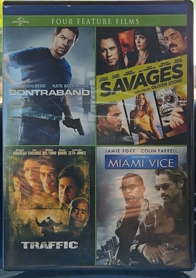 Contraband/Savages/Traffic/Miami Vice (DVD) New Sealed