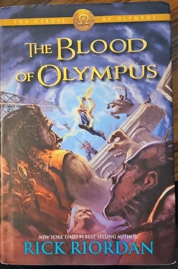 Heroes of Olympus, Book 5: Blood of Olympus.  Solid, Used 