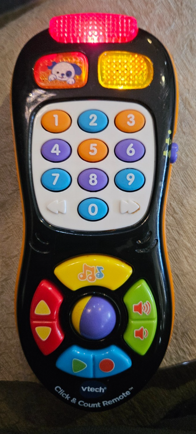 VTech Click and Count Remote Toy for Toddlers Electronic Learning Fun - Tested