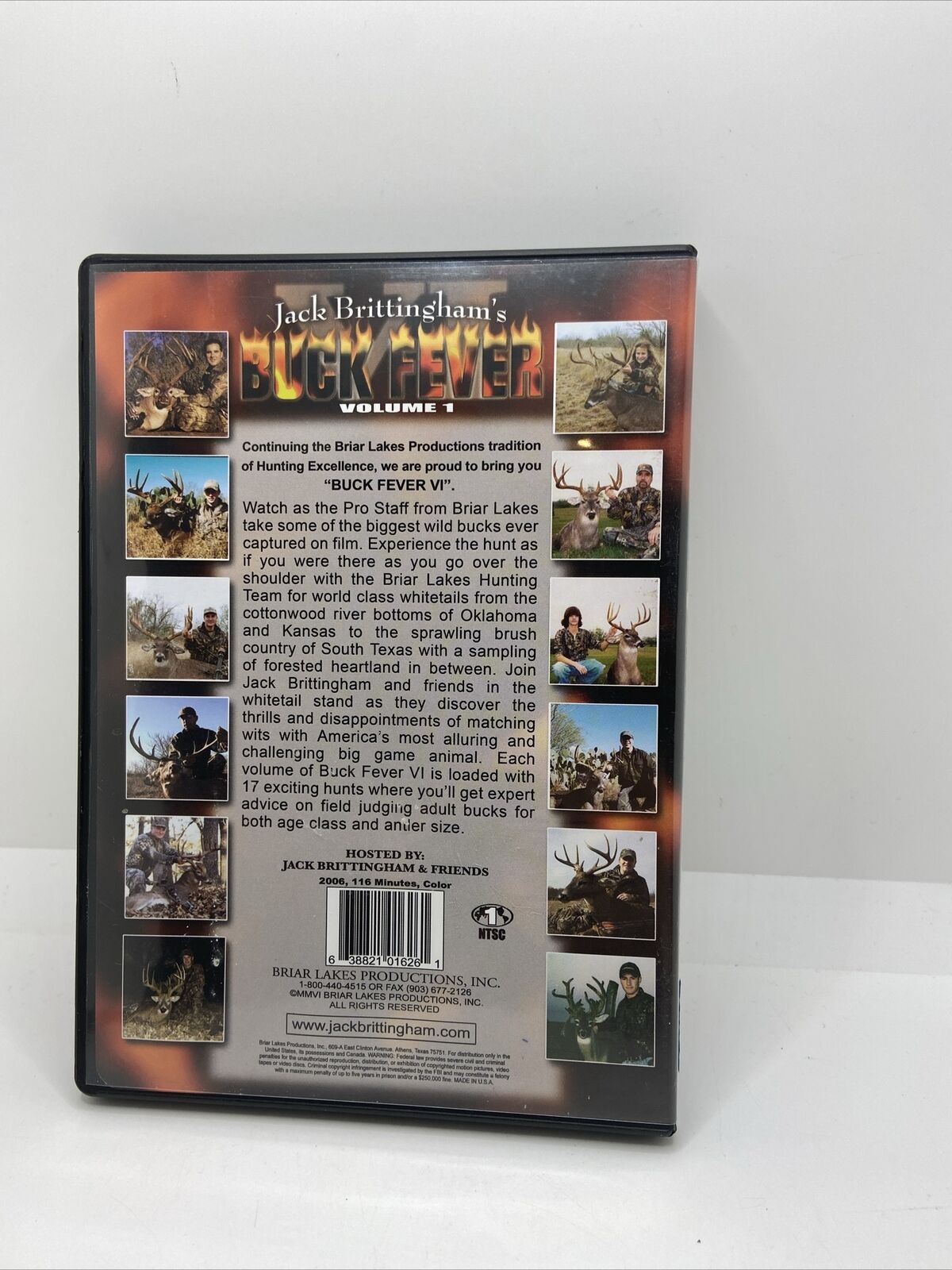 2006 JACK BRITTINGHAM'S BUCK FEVER 6 VOLUME 1 DVD