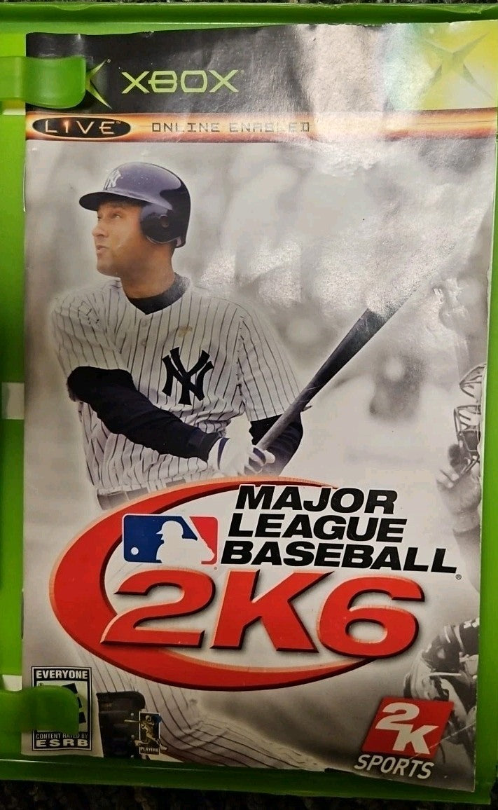 Major League Baseball 2K6 (Xbox) Tested. No Scratches. New Case