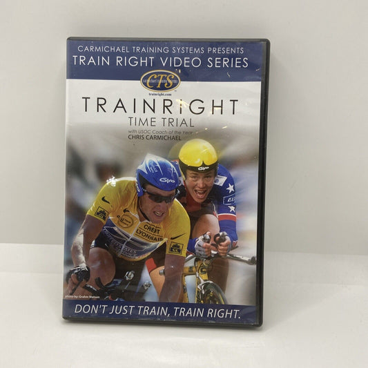 Chris Carmichael Train Right Cycling DVD Time Trial Training System 2004
