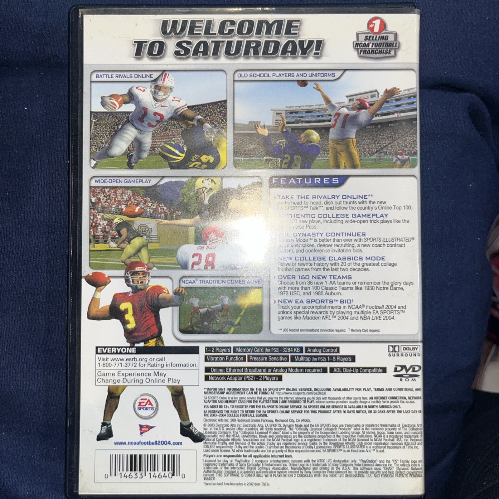 NCAA Football 2004 (Sony PlayStation 2, 2003)
