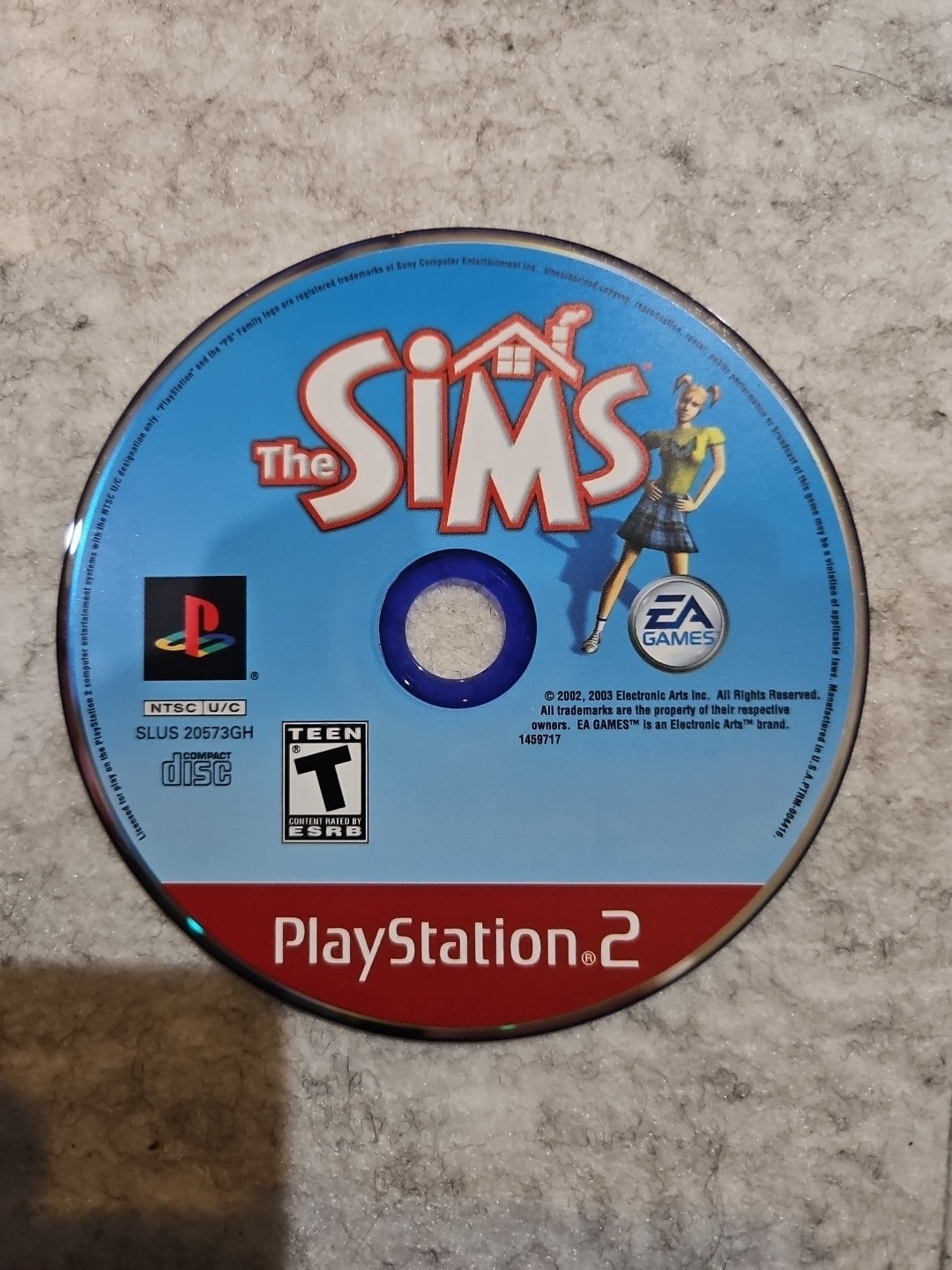 The Sims (PS2) Disc Only. No Scratches. Tested