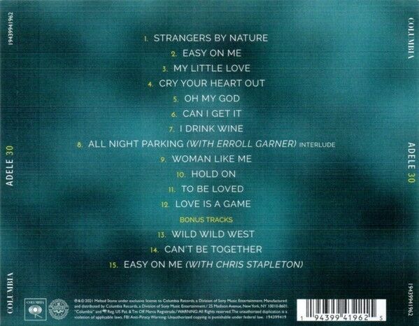 Adele - 30 (Target Exclusive, Deluxe CD) 3 Bonus Tracks  BRAND NEW