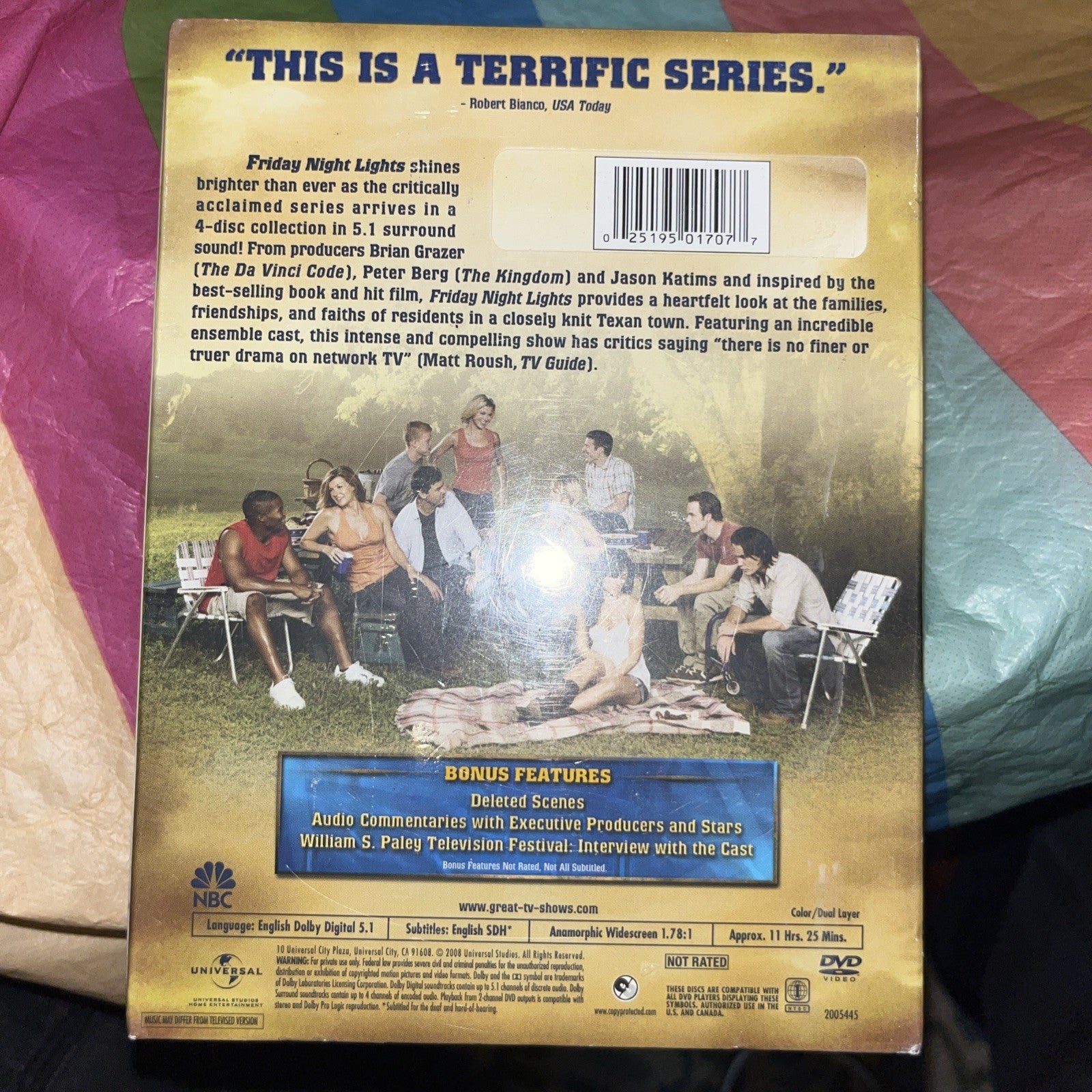 Friday Night Lights - The Second Season (DVD, 2008, 4-Disc Set) Sealed