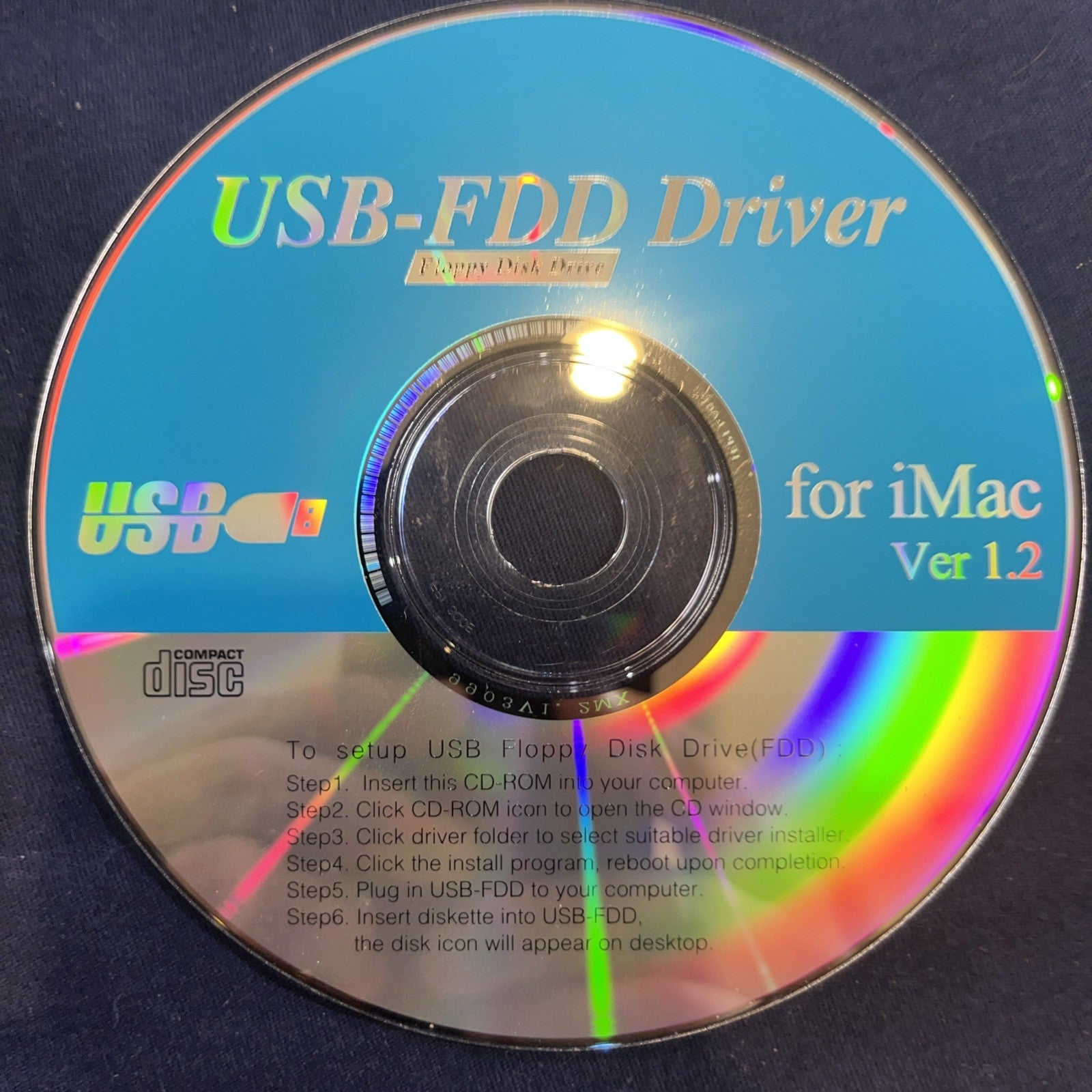 USB Floppy Disc Drive Driver For iMac (Disc Only)