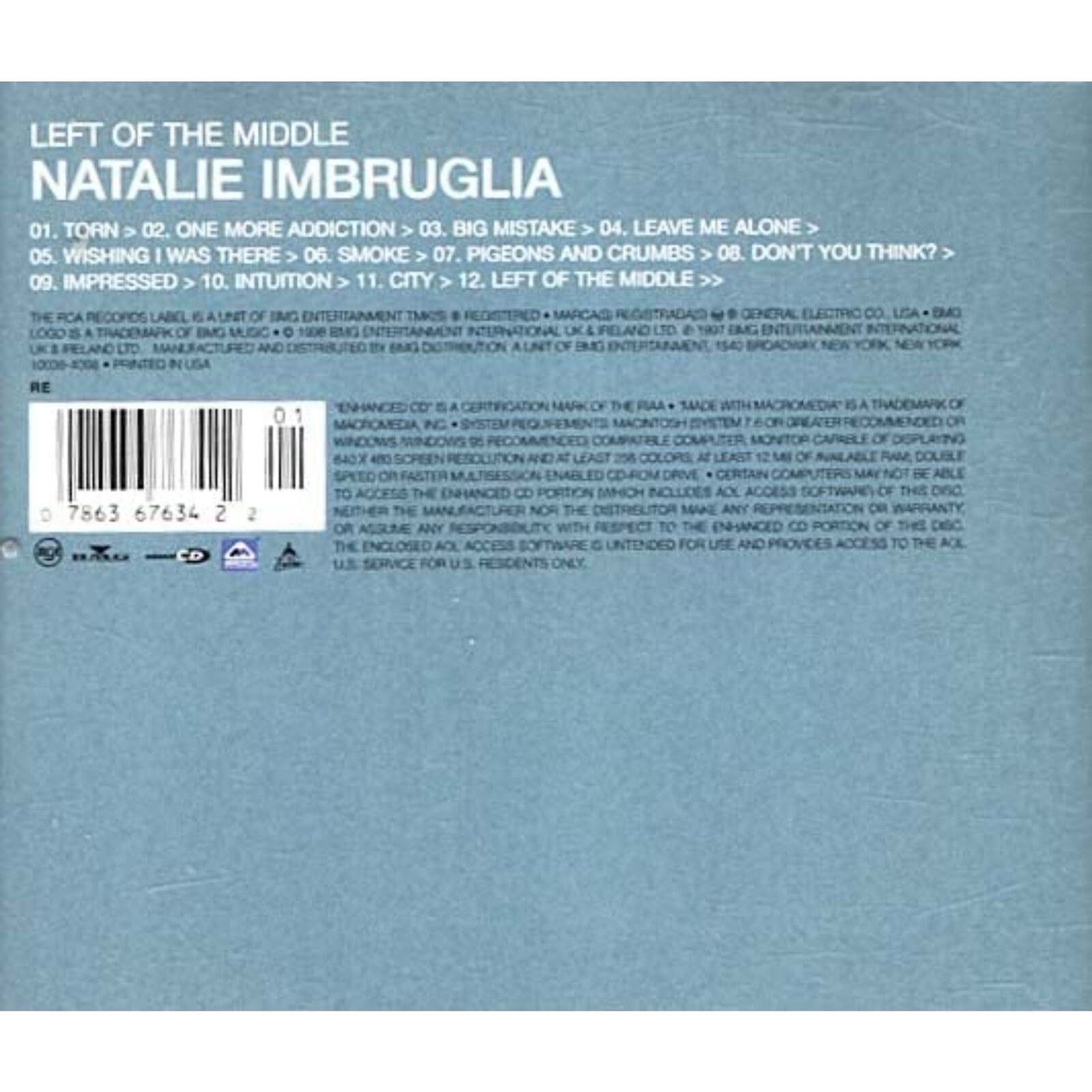 Natalie Imbruglia - Left of the Middle (CD) Brand New Sealed