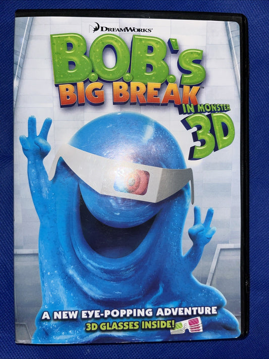B.O.B.'s Big Break 3D (DVD, 2009)
