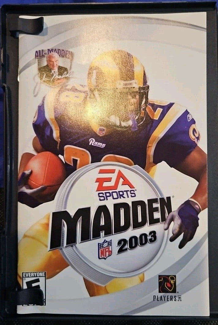Madden NFL 2003 (Sony PlayStation 2, 2002) Tested. CIB. Original Case