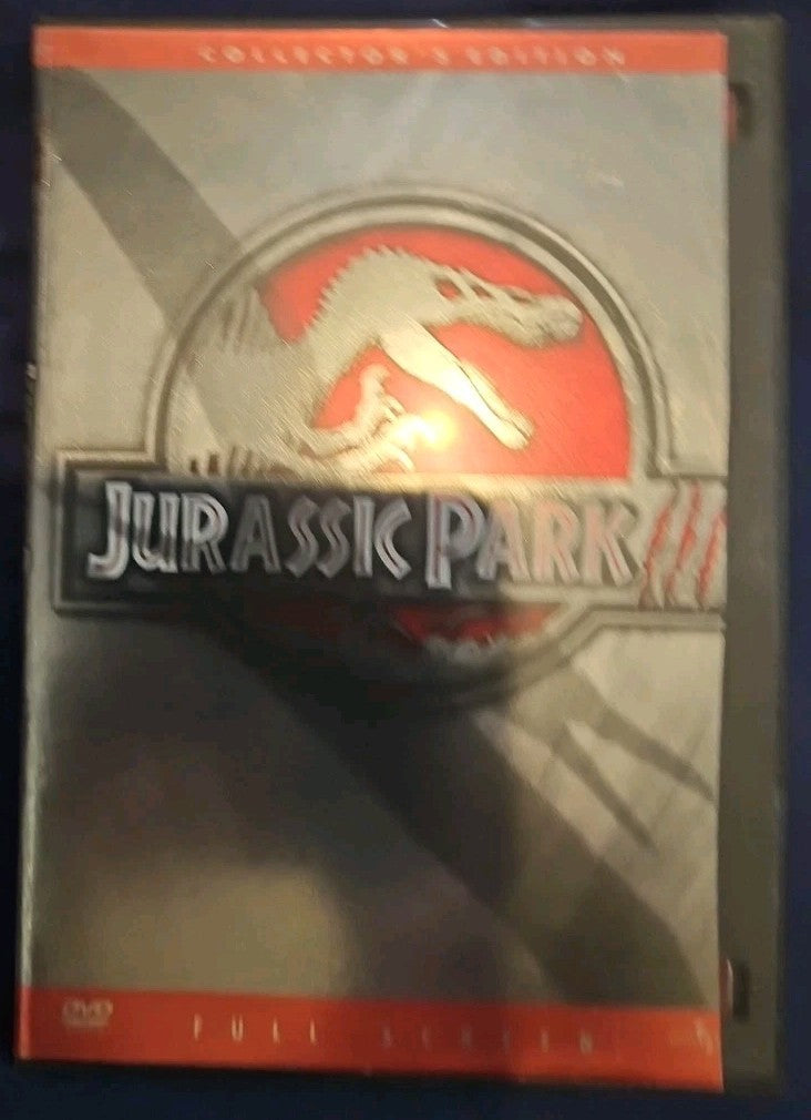 Jurassic Park 3 (DVD, 2001) Slim Case. Cropped Artwork. Testex