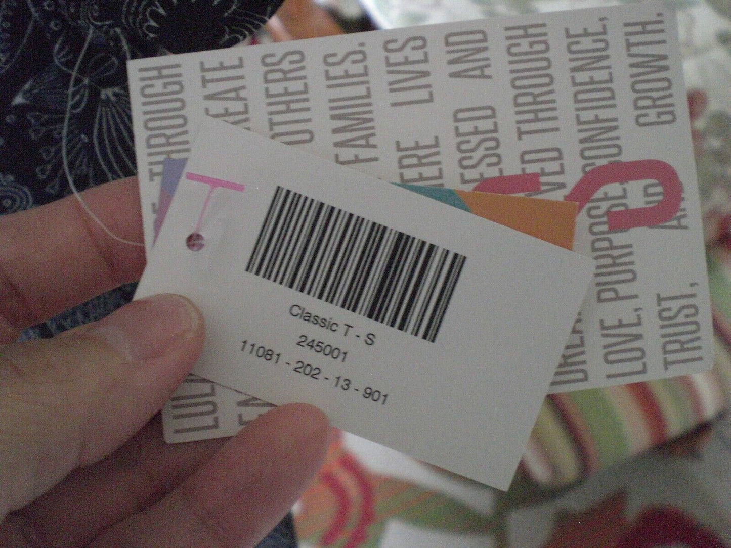 NWT LuLaRoe Christy T Top Shirt Blouse SMALL Black with White Floral