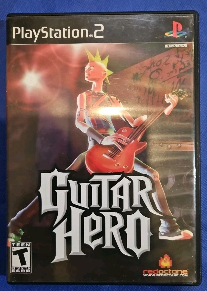 Guitar Hero (PS2) Mint. Tested. No Manual