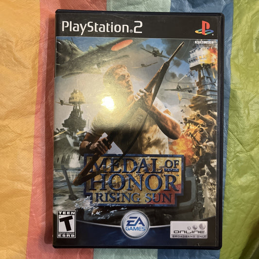 Medal of Honor: Rising Sun (PS2) CIB. Manual + Reg. Original Case