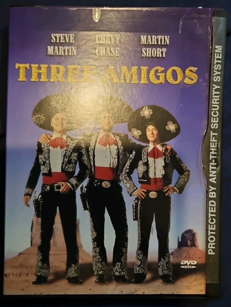Three Amigos (DVD, 1986) Tested. No Scratches
