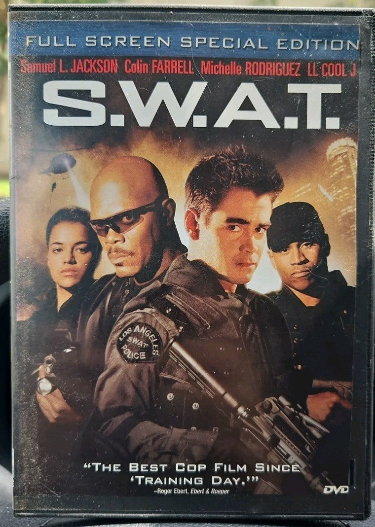S.W.A.T. (DVD,  Full Screen Special Edition) Tested. Slim Case. Cropped Artwork