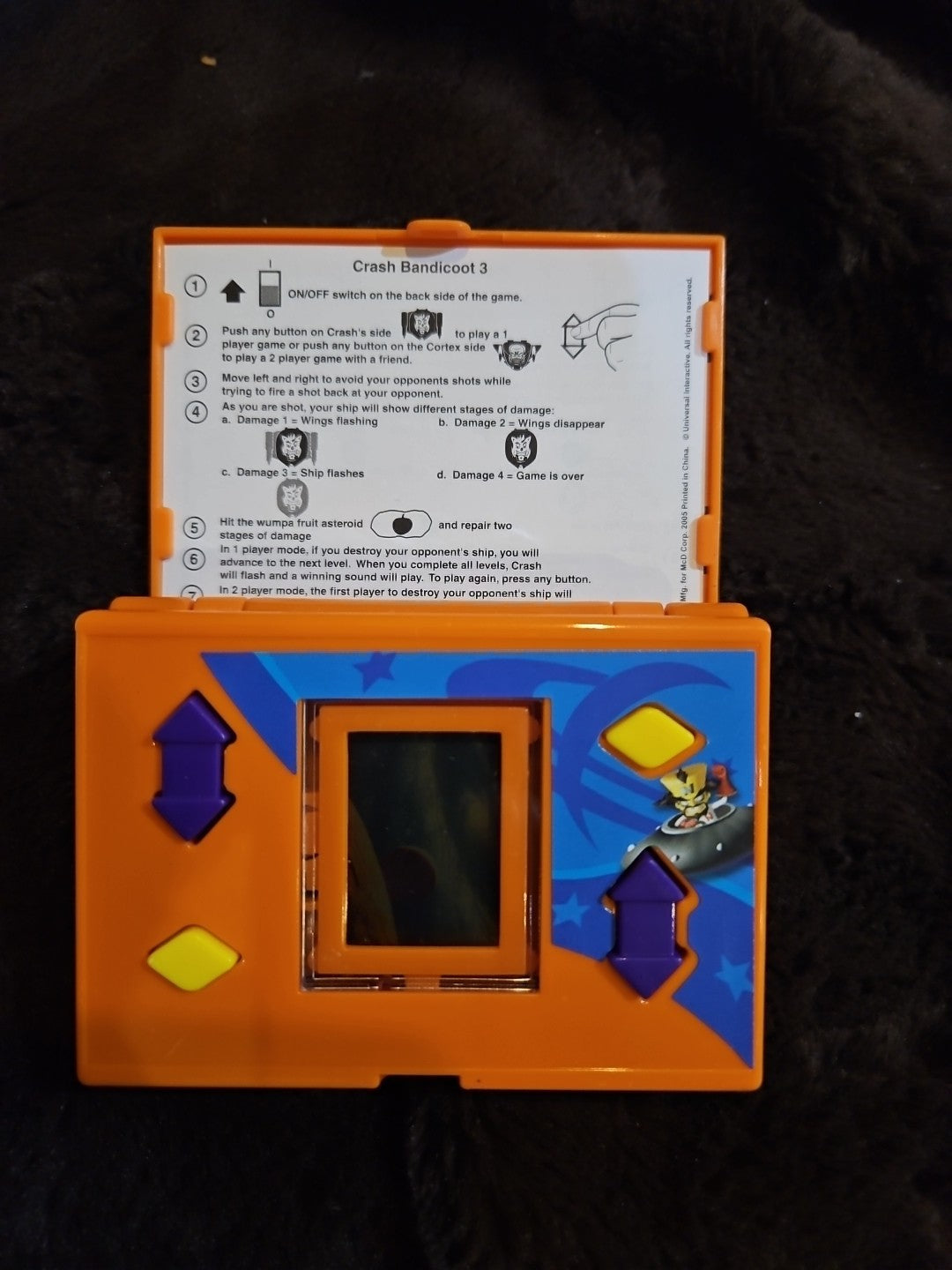 Crash Bandicoot 3 Handheld Game
