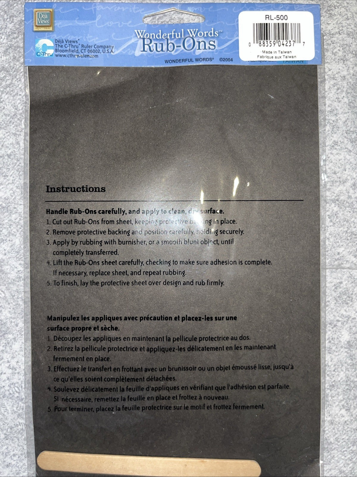 Wonderful Words Rub-Ons