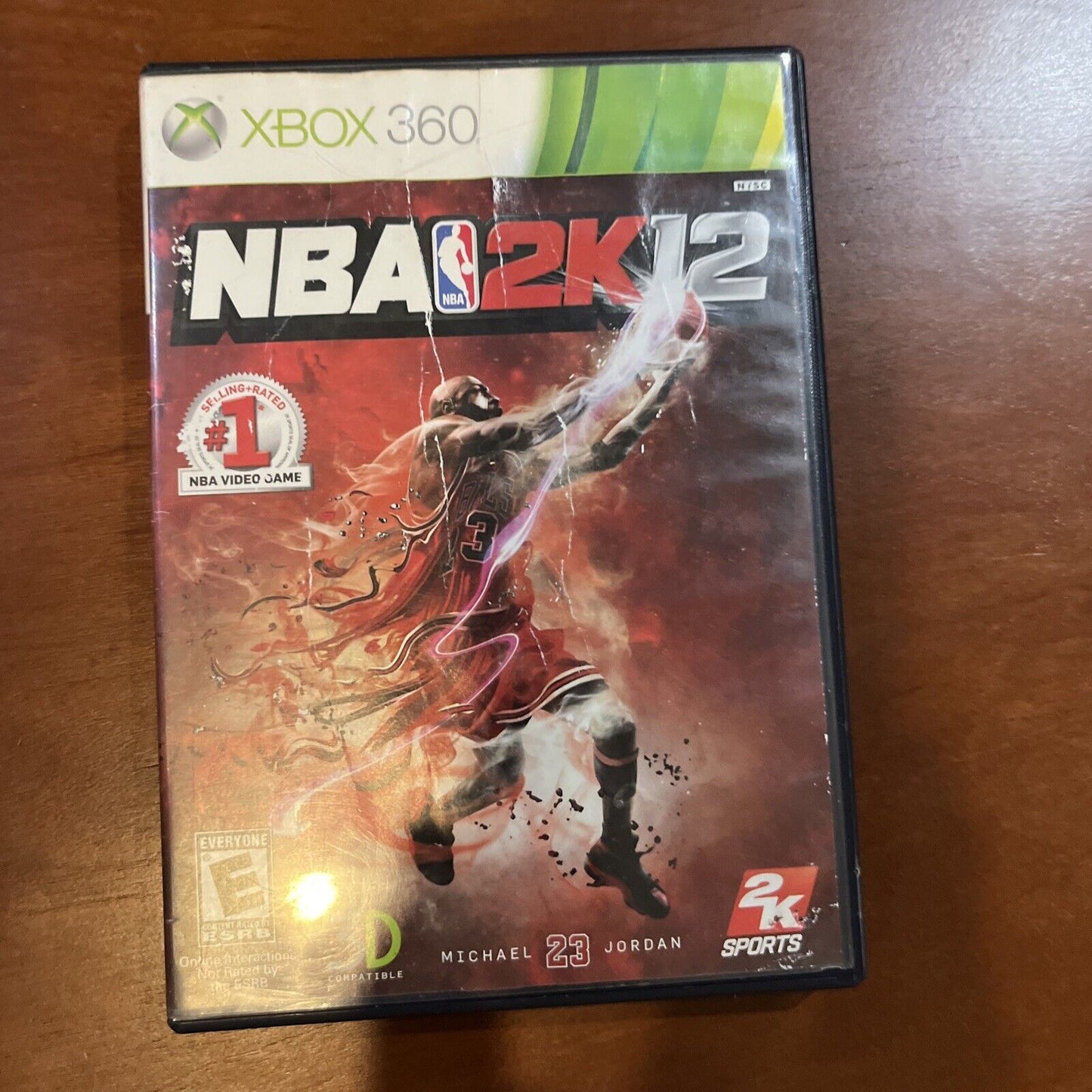 Nba 2K12 -  Xbox 360 - artwork has Wear. Cases new. No scratches. Tested.