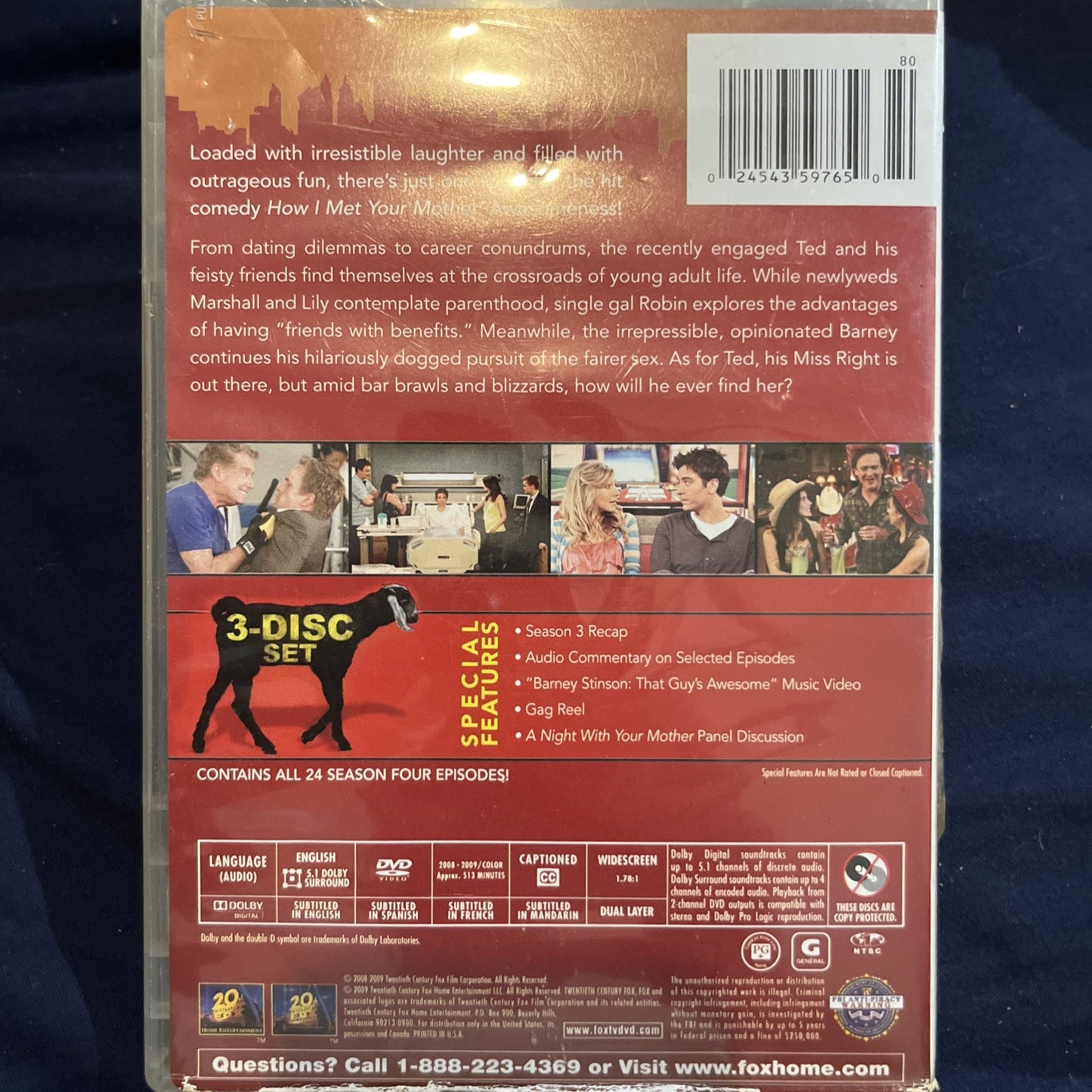 How I Met Your Mother: Season 4 (DVD, 2008) Sealed