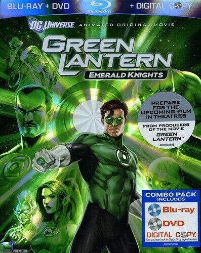 Green Lantern: Emerald Knights (Blu-ray, 2011) New. No Digital Download