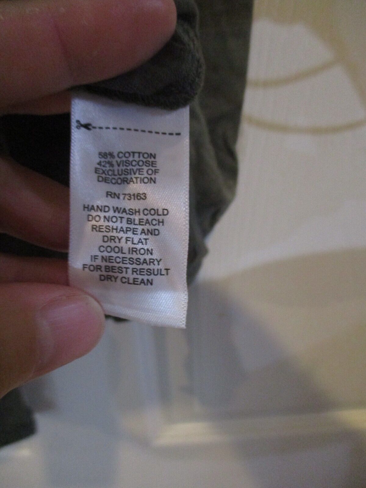 NWT Cupio Blush Olive Green Flutter Sleeve Top Small