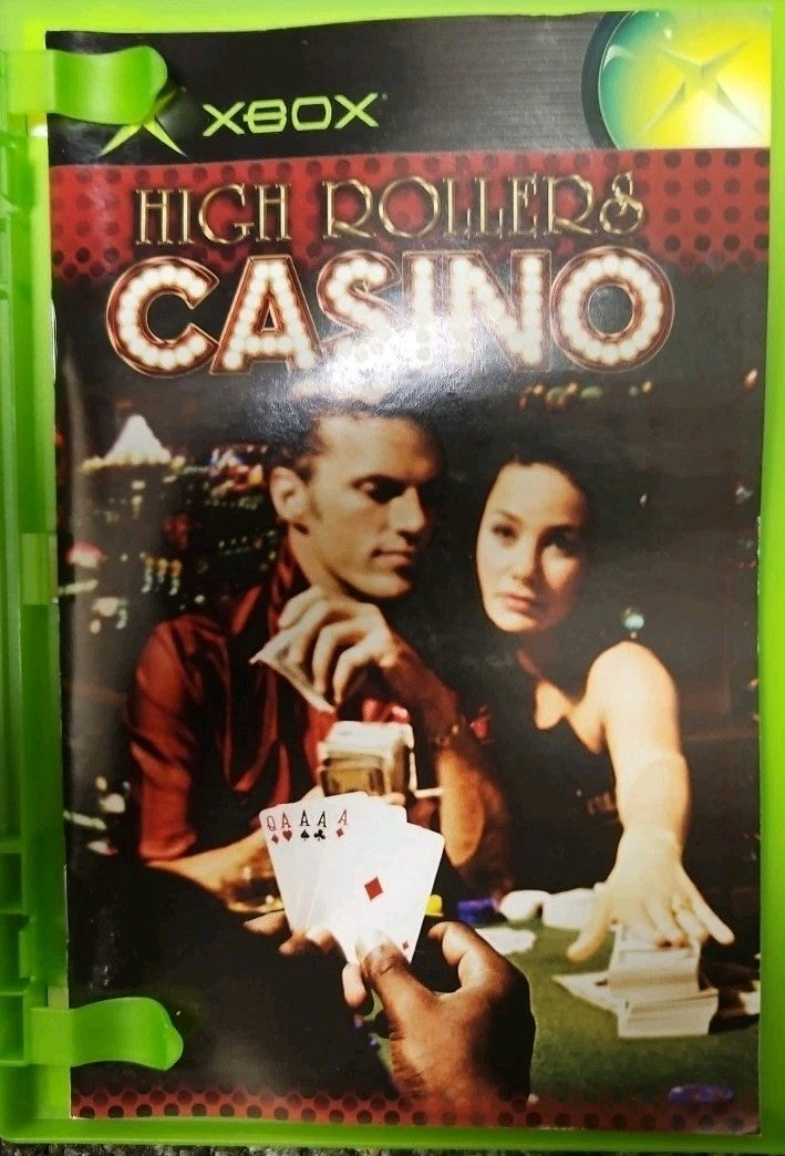 High Rollers Casino (Xbox) Tested. No Scratches. New Case. Damaged Artwork