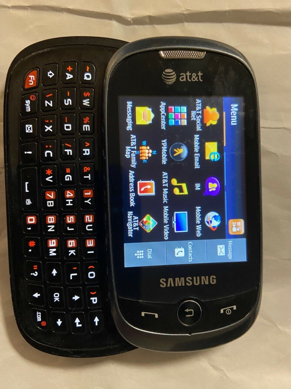 Samsung Flight II SGH-A927 - Black (AT&T) Cellular Phone- Tested - Works
