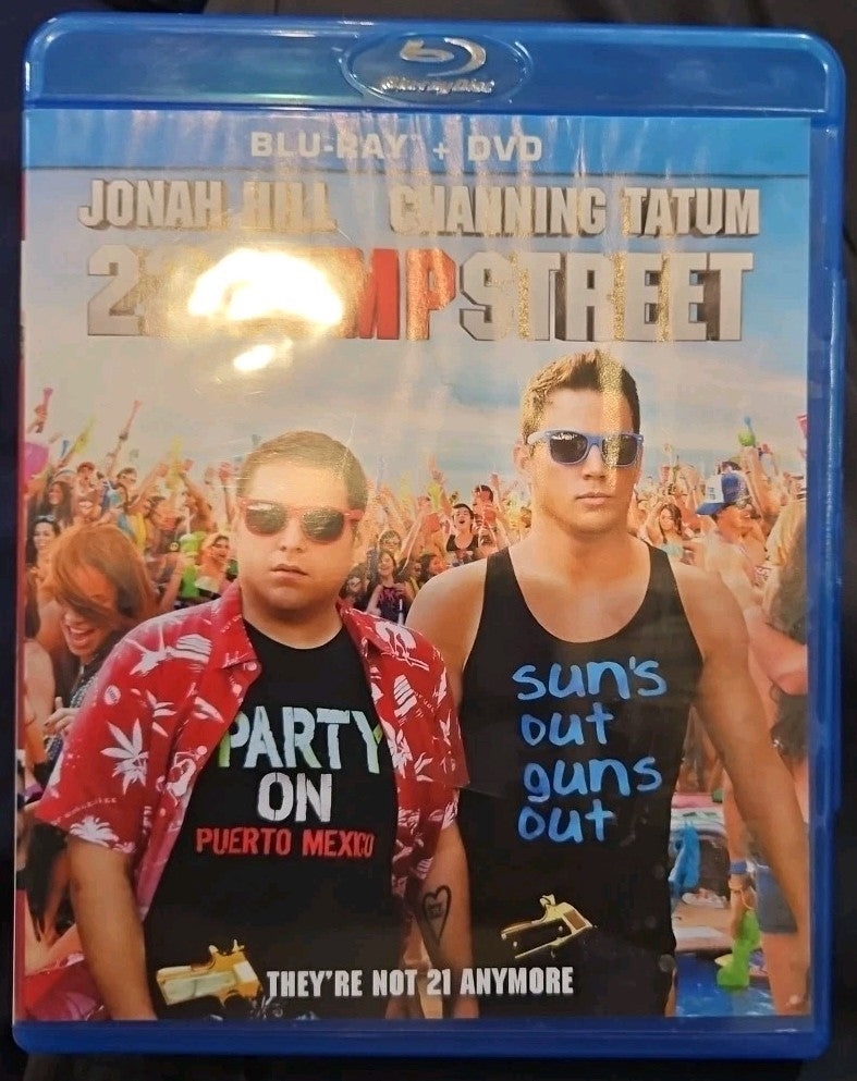 22 Jump Street (Blu-ray, 2014) Tested. No Digital Download. Minor Liner Wear