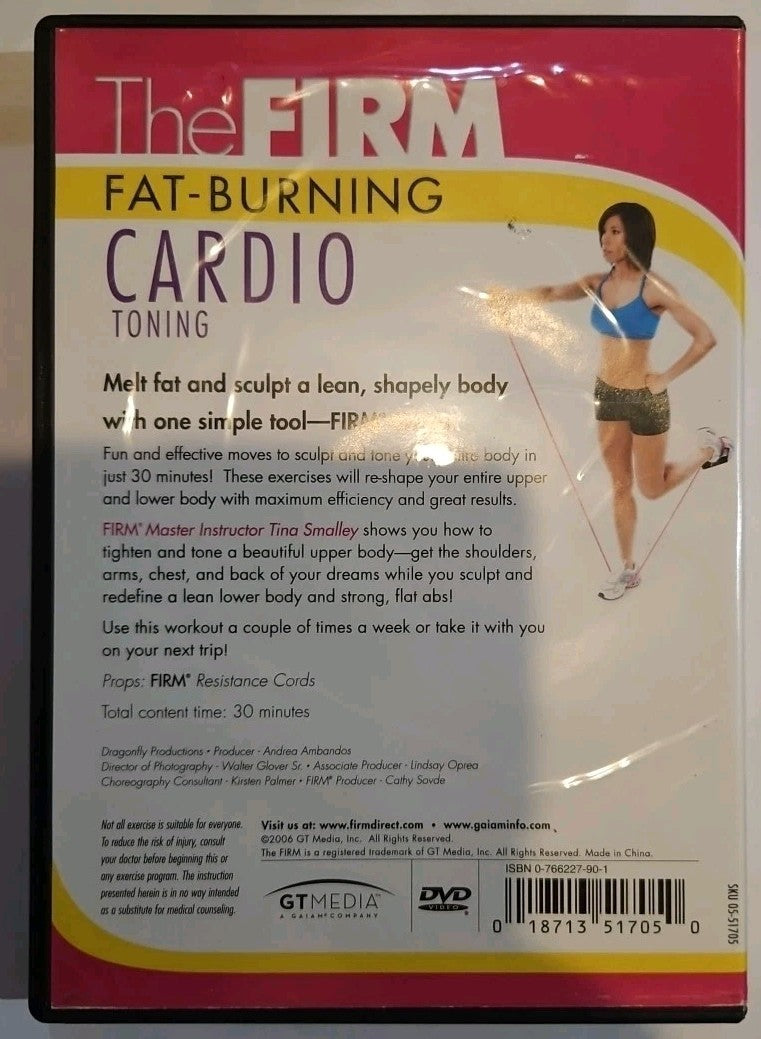 The Firm: Fat-Burning Cardio (DVD, 2006) New DVD + Used Band