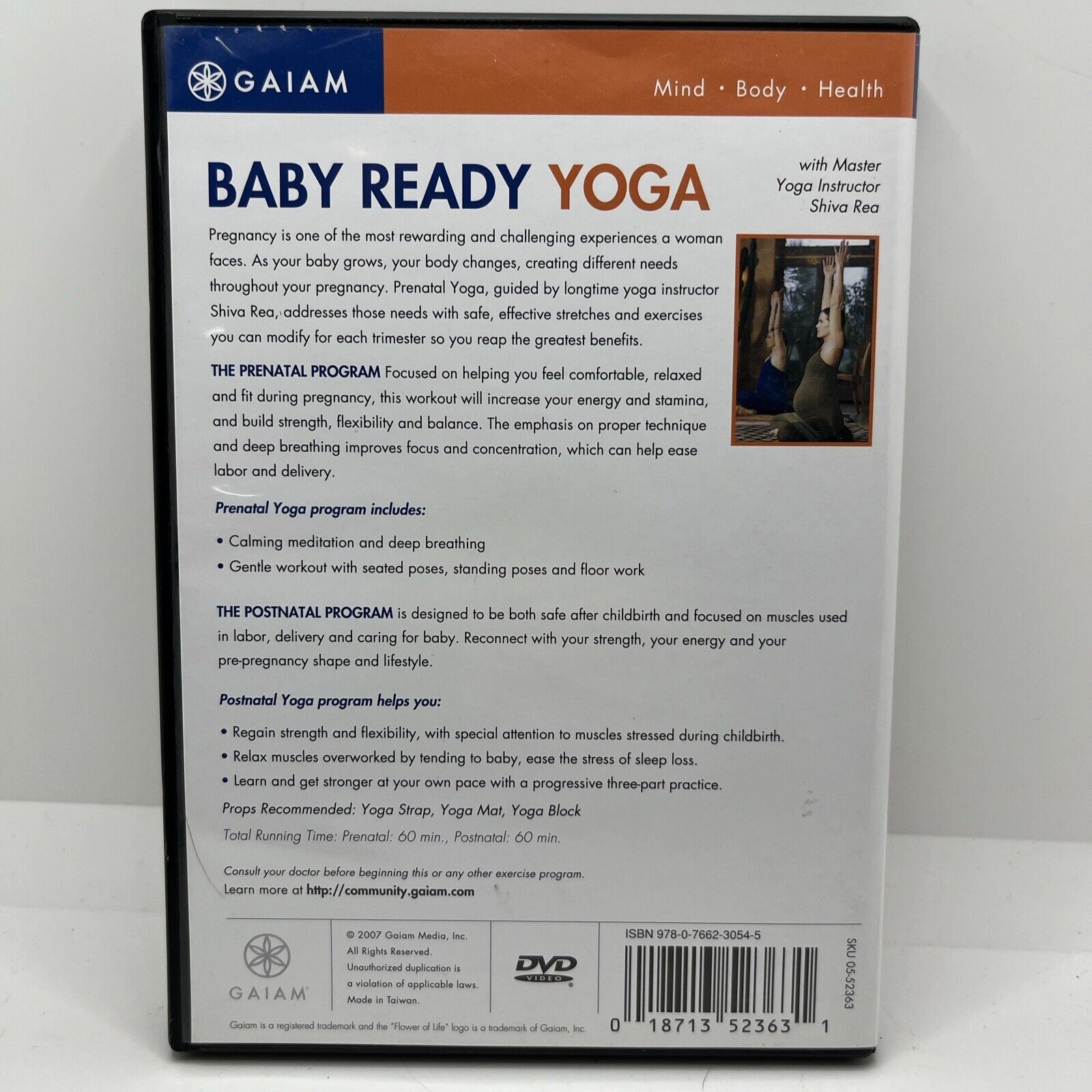Baby Ready Yoga (DVD, 2007) NEW