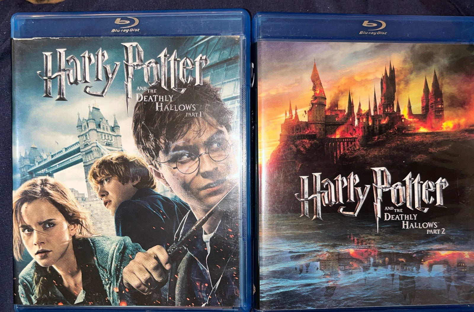 Harry Potter: The Deathly Hallows Part 1 & 2 [Blu-ray]  No Digital Download