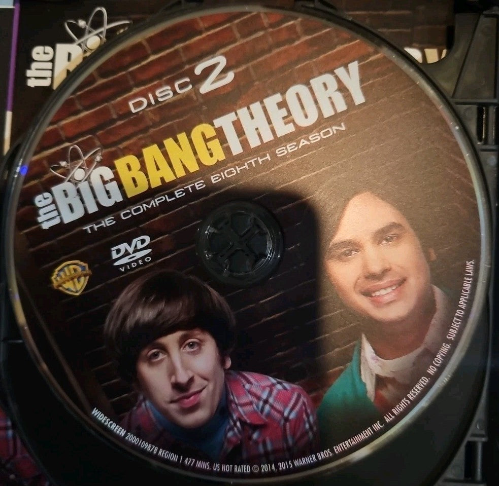 The Big Bang Theory: the Complete Eighth Season (DVD, 2014) Sealed