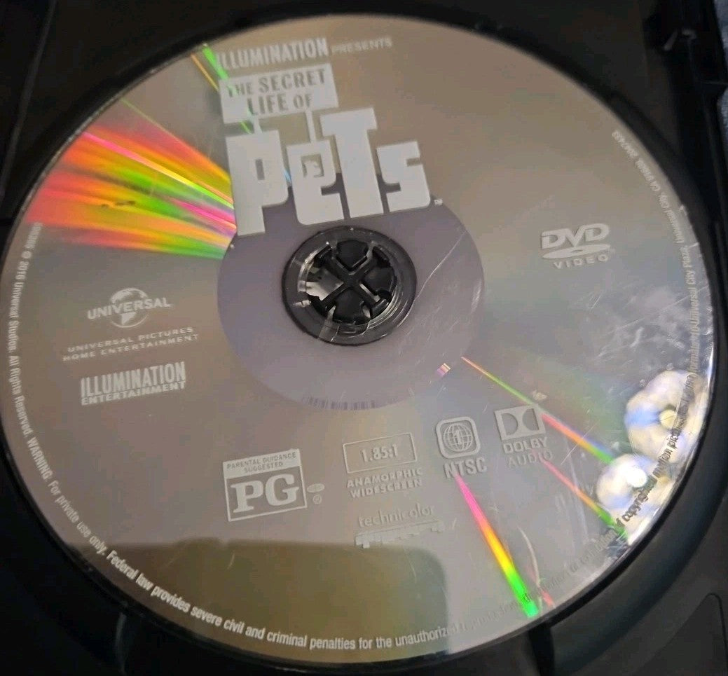 The Secret Life Of Pets (DVD, 2016)