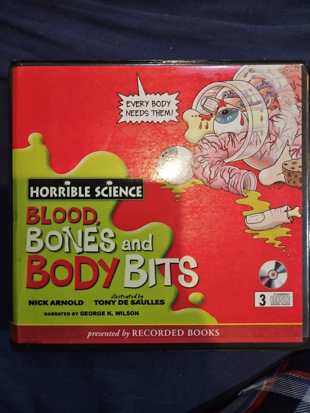 Horrible Science: Blood, Bones and Body Bits Audiobook (CD)