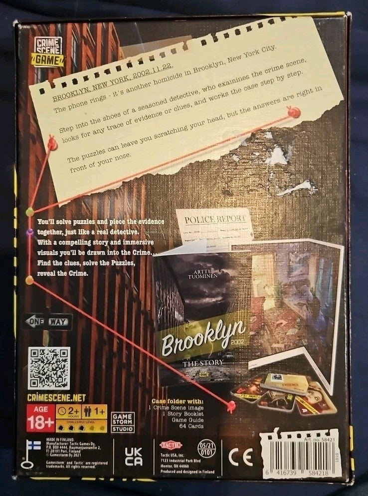 Crime Scene Game - Brooklyn 2002