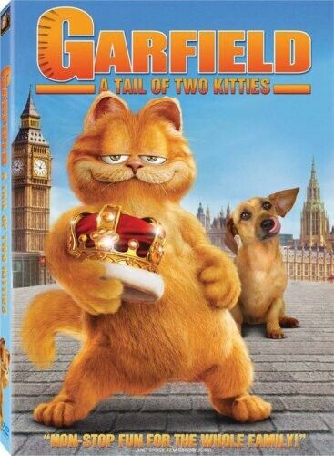 Garfield: a Tail of Two Kitties (DVD) Tested. No Scratches. New Case. Resealed