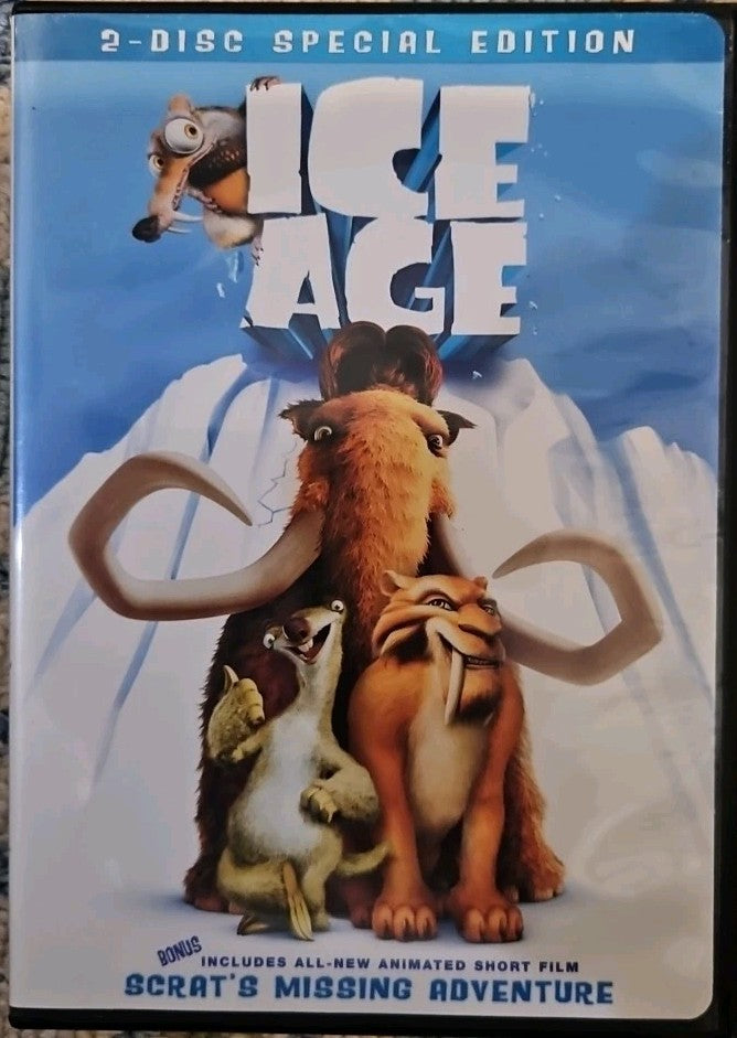 Ice Age + Ice Age Meltdown + A Mammoth Christmas Special (DVD, 2002) New Sealed