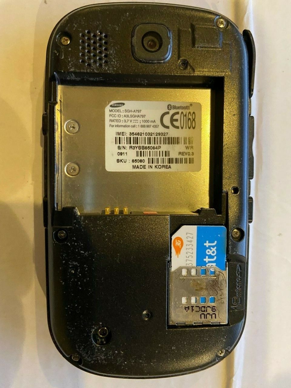 Samsung Flight SGH-A797 - Red (AT&T) Cellular Phone