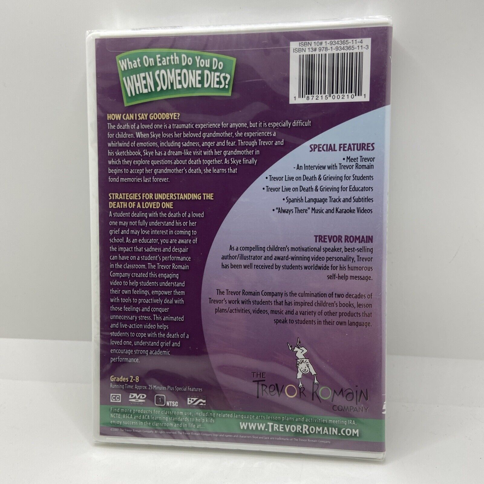 Trevor Romain - What On Earth Do You Do When Someone Dies (DVD, 2008)