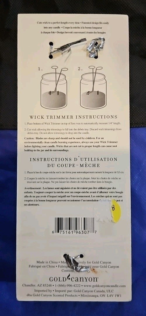 Cold Canyon Wick Trimmer Coupe-Meche