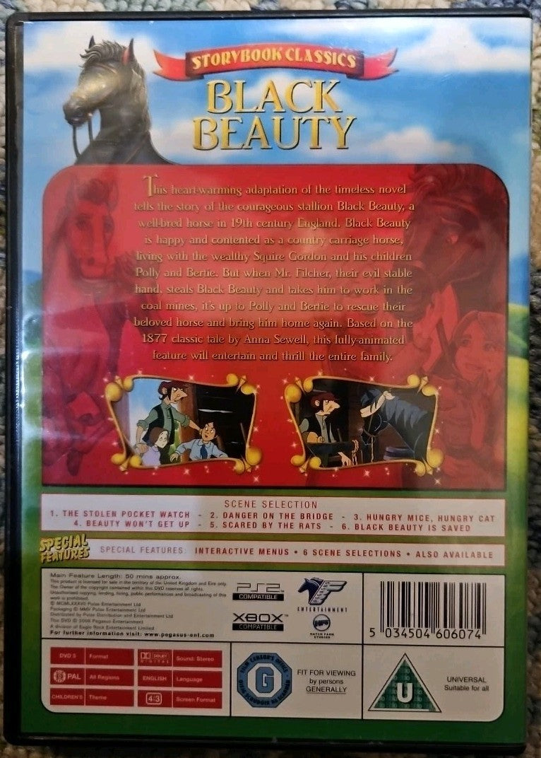 Storybook Classics: Black Beauty [DVD] - New Sealed