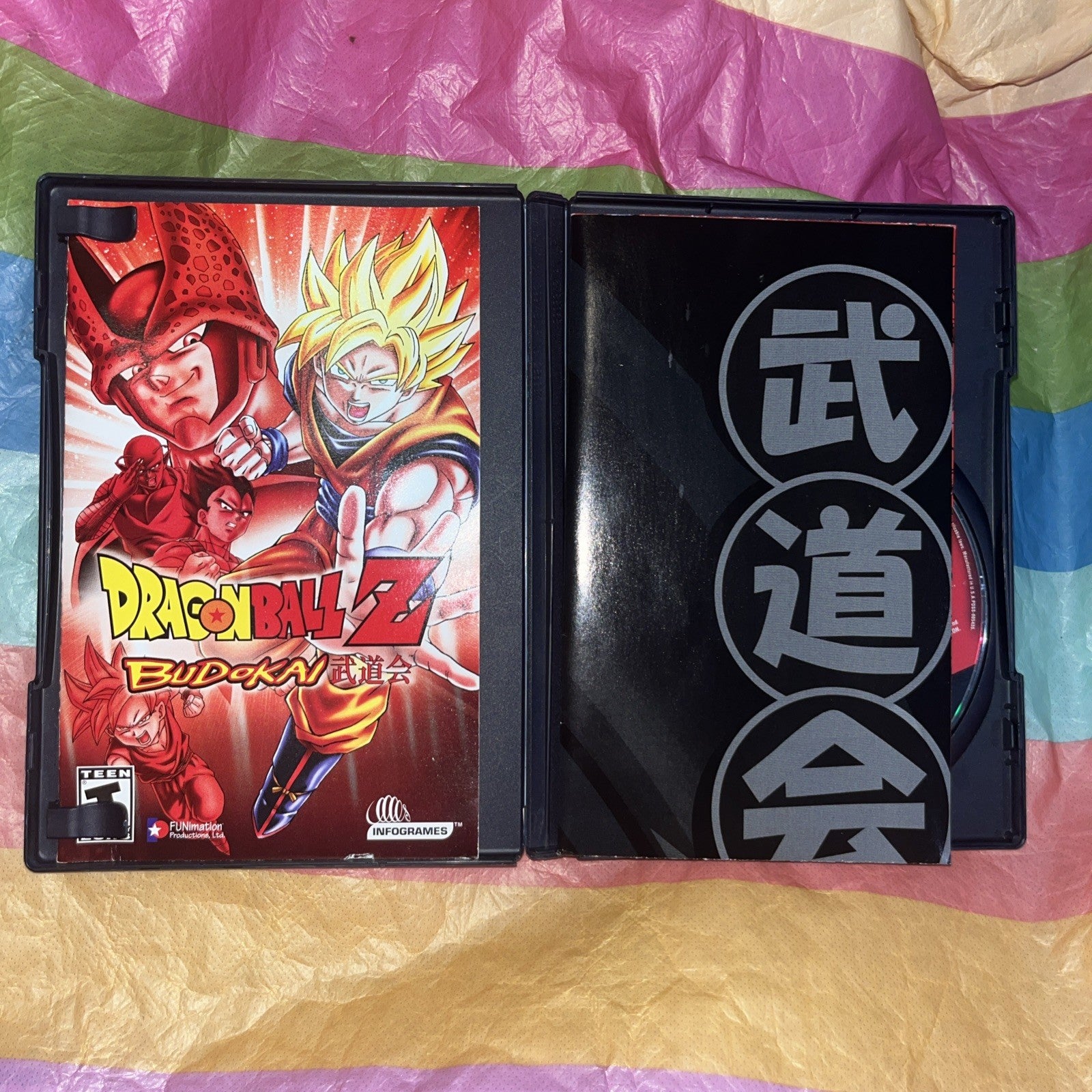 Dragon Ball Z: Budokai (PS2) Tested. Manual + Poster. Original Case