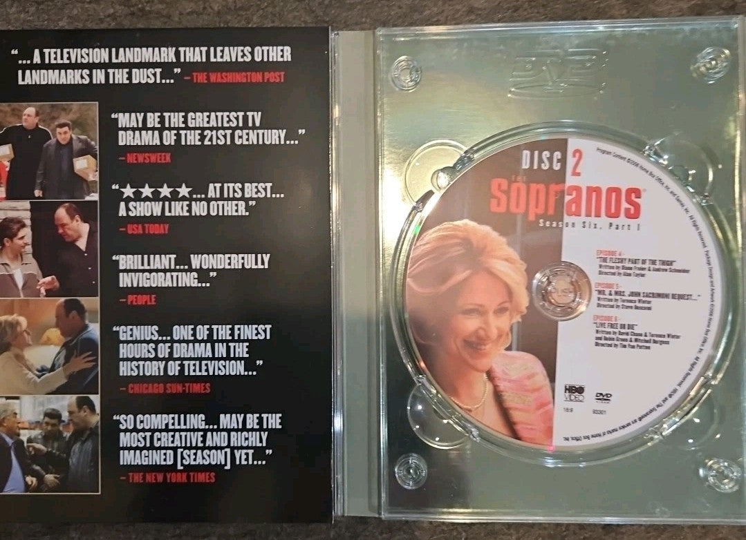 The Sopranos - Season 6, Part 1 (DVD, 2006, 4-Disc Set)
