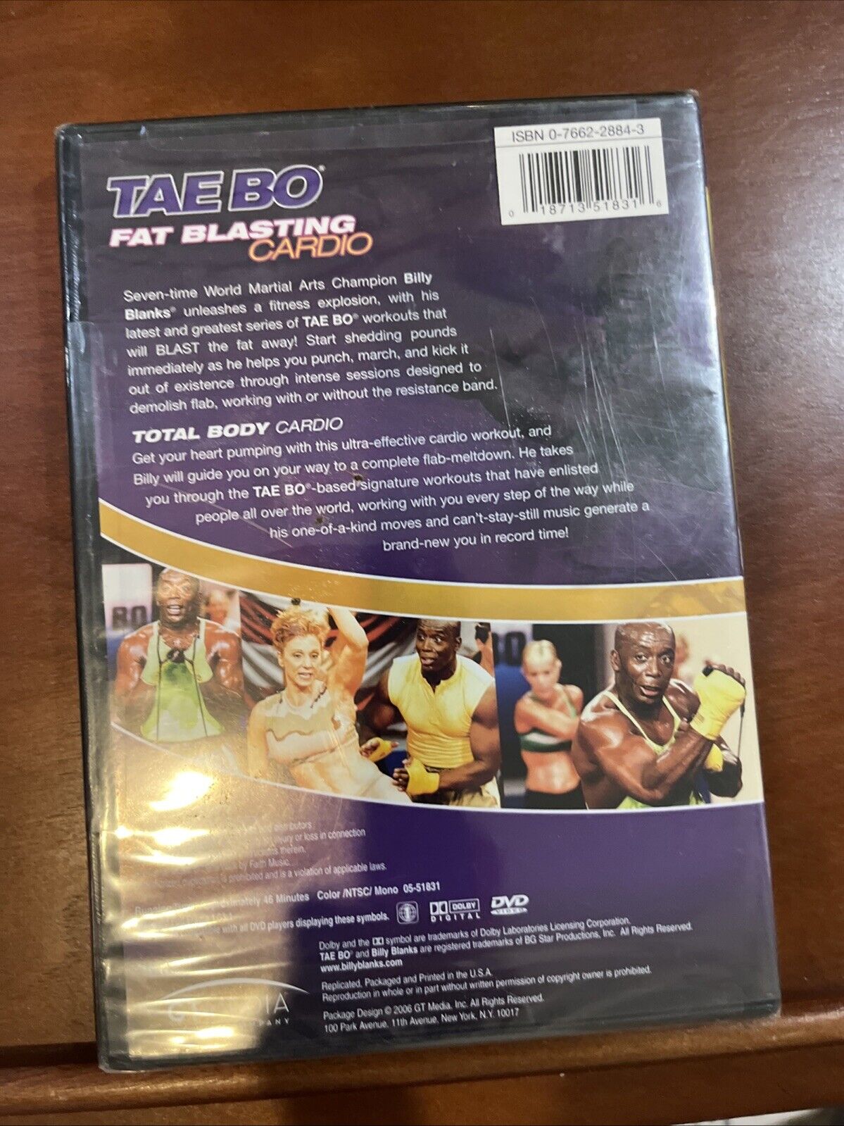 Billy Blanks’ Taebo (DVD, 2006) Fat Blasting Cardio Brand New